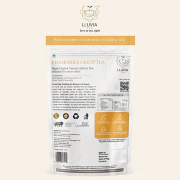 Chamomile Tea Zipper - Stress Reliever | Relaxes Muscles | Induces Sleep (50gm)