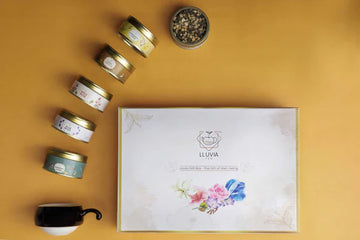 Assam Tea Gift Hamper – Handpicked Green, Black, Herbal Teas by Lluvia Tea for Gifting