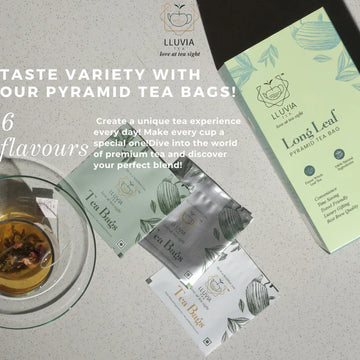 Premium Assam Green Tea Bags – Fresh, Handpicked, Eco-friendly Tea Bags for Detox, Wellness & Daily Refreshment by Lluvia Tea