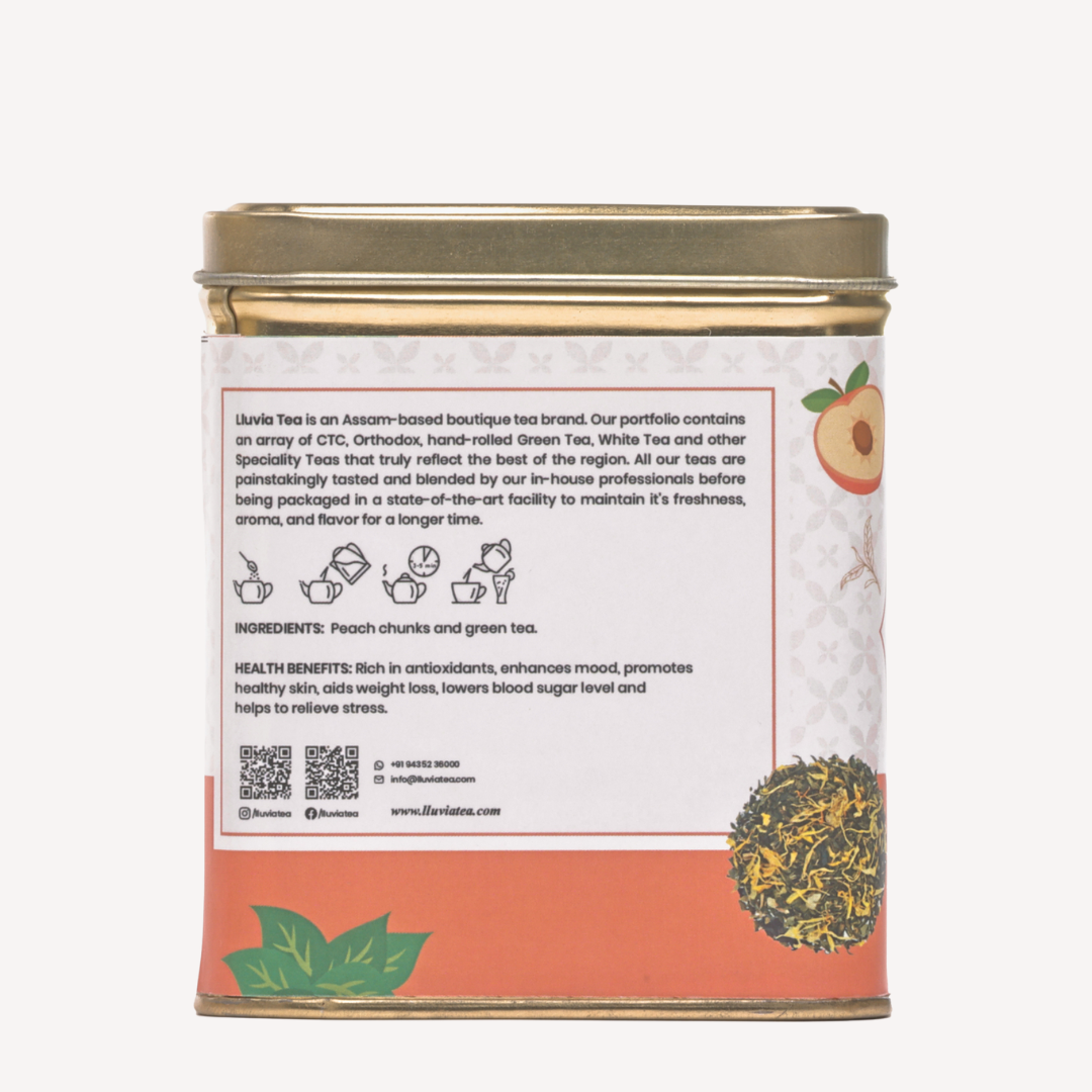 Lluvia Assam Tea Peach green tea