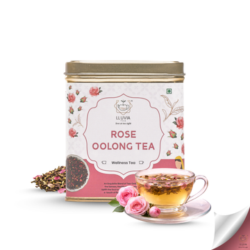Rose Oolong Tea - Stress Relief | Antioxidant Boost | Skin Health (50 gm)