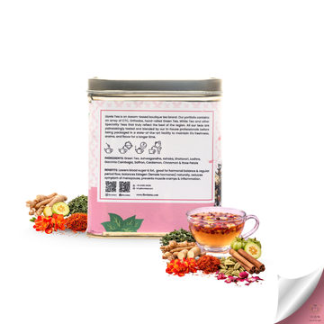 Periods Perfect Tea - Regulates Menstrual Cycle | Reduces Periods Cramps | Eliminates Toxins (50gm)