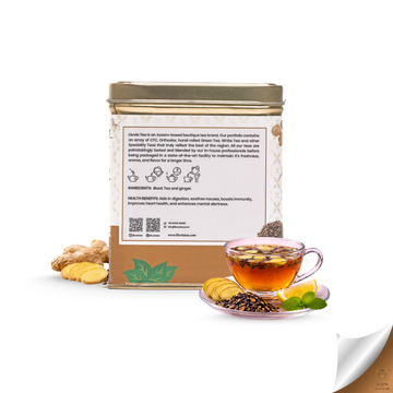 Ginger Black Tea - Immune Booster | Anti Inflammatory | Energy Boost (70 gm)