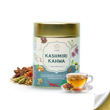 Kashmiri Kahwa Tea - Rich in Antioxidants | Helps to Relax & De-Stress | Boosts Immunity (50gm)