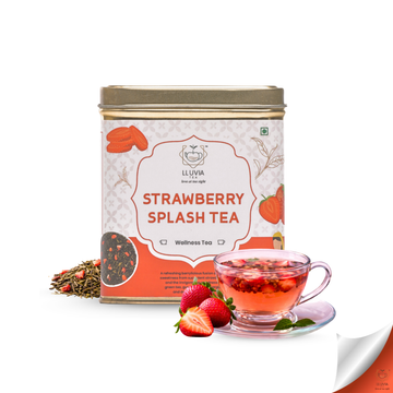 Strawberry Splash Tea - Mood Enhancement | Bone Health | Blood Sugar Regulation (50 gm)