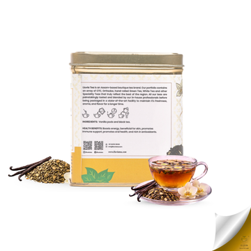 Vanilla Delight Tea - Stress Reduction | Bone Strength | Antioxidant Support (50 gm)