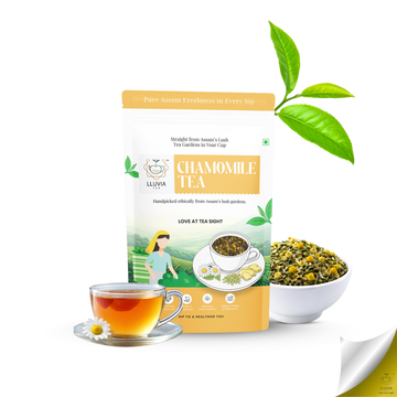 Chamomile Tea Zipper - Stress Reliever | Relaxes Muscles | Induces Sleep (50gm)