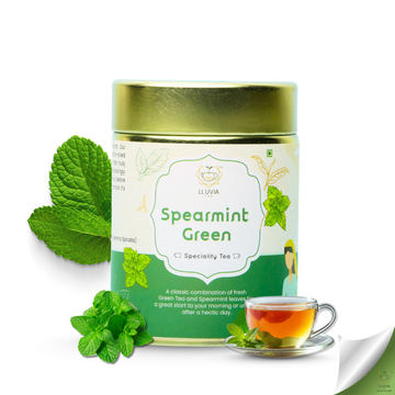 Spearmint Green Tea - Helps with PCOD/PCOS | Improves Gut Health (50gm)