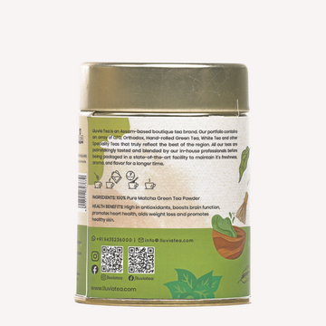 Matcha Tea : Ceremonial Grade - Metabolism Boost | High Antioxidant | Detoxification (50 gm)