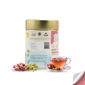 Spice Rose Tea - Improves Metabolism | Prevents Constipation | Blemish Free Skin (50gm)