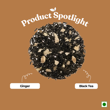 Ginger Black Tea - Immune Booster | Anti Inflammatory | Energy Boost (70 gm)