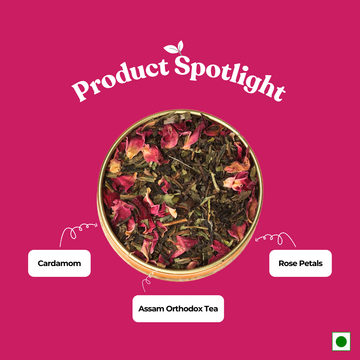 Rose Tea Zipper - Improves Metabolism | Prevents Constipation | Blemish Free Skin (50gm)