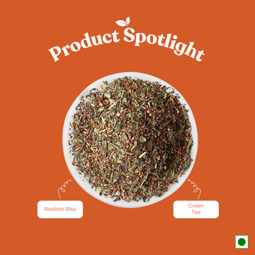Rooibos Bliss Tea - Improves Skin Health | Digestive Support | Caffeine-Free Energy (50 gm)