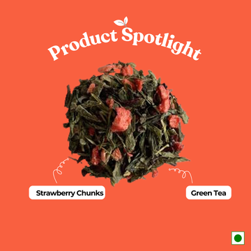 Strawberry Splash Tea - Mood Enhancement | Bone Health | Blood Sugar Regulation (50 gm)