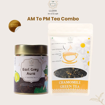 AM To PM Tea Combo - Earl grey & Chamomile Tea