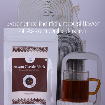 Assam Classic Orthodox Tea (100gm) | Premium Loose Leaf with Antioxidants for Health & Wellness