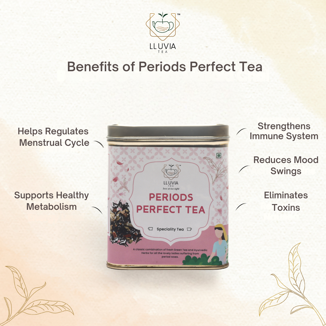 Periods Care Tea - Herbal Blend for Menstrual Comfort - Natural Relief for Cramps and Bloating - Soothing and Calming - Organic Ingredients - Buy Now for Period Wellness