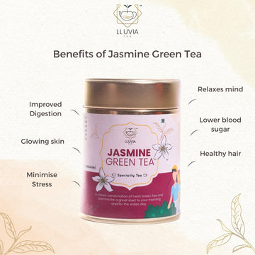 Jasmine Tea - Improves Heart Health | Weight Management | High in Antioxidants(50gm)