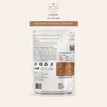 Assam Masala Chai Zipper - Treat Cold & Flu | Increases Mental Alertness | Aids Digestion (150 gm)