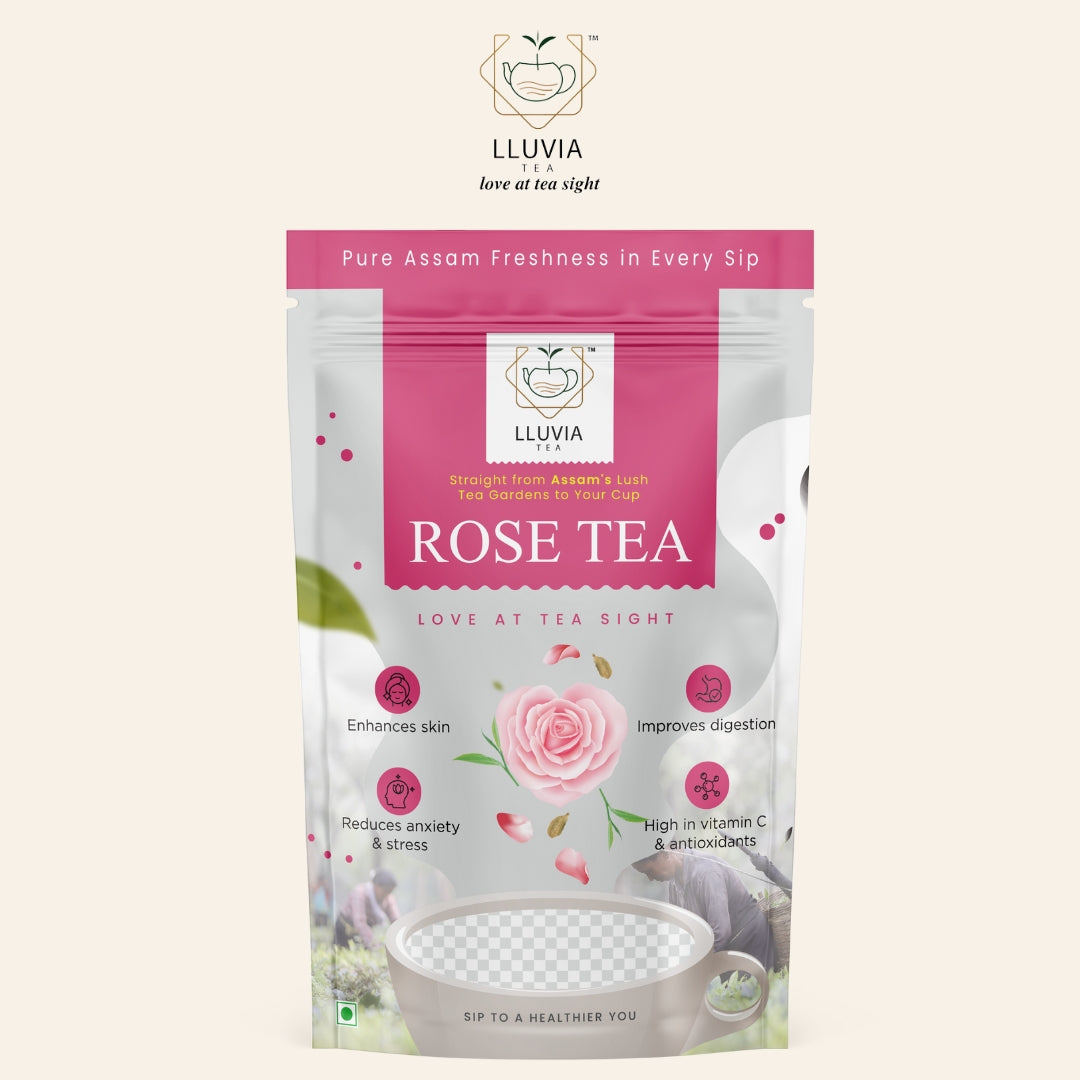 Rose Tea Zipper - Improves Metabolism | Prevents Constipation | Blemish Free Skin (50gm)
