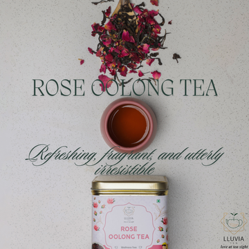 Rose Oolong Tea - Stress Relief | Antioxidant Boost | Skin Health (50 gm)