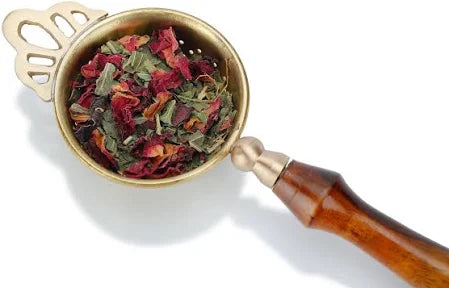 Brass Tea Strainer With Handle image 3