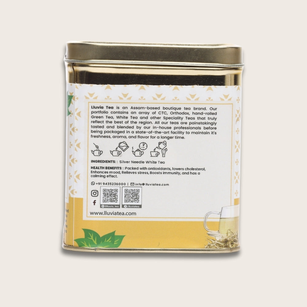 White Tea - Delicate and Refreshing - Premium White Tea Leaves - Rich in Antioxidants - Subtle Flavor and Aroma - Perfect for Relaxation and Wellness - Organic and High-Quality - Buy Now