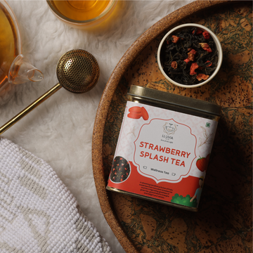 Strawberry Splash Tea - Mood Enhancement | Bone Health | Blood Sugar Regulation (50 gm)