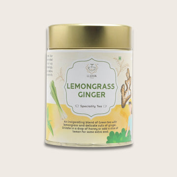 Lemongrass Ginger Green Tea - Calmness I Relaxation of Mind I Weight Loss (50 gm)