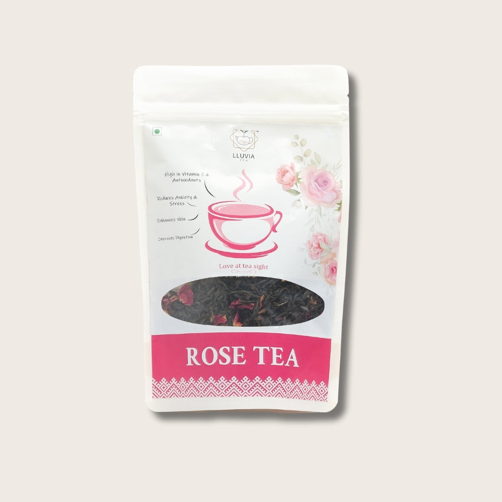 Rose Tea Zipper - Improves Metabolism | Prevents Constipation | Blemish Free Skin (50gm)