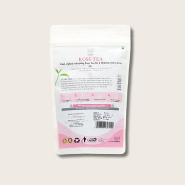 Rose Tea Zipper - Improves Metabolism | Prevents Constipation | Blemish Free Skin (50gm)